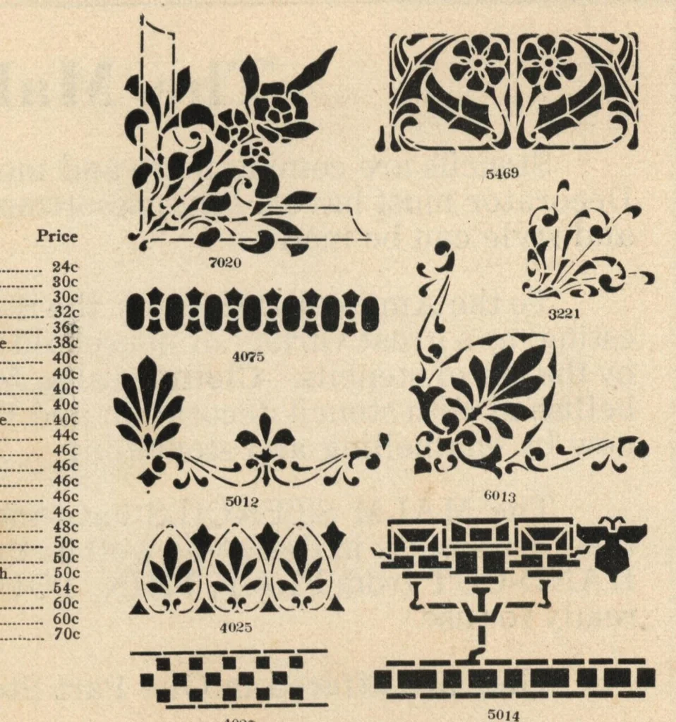 An illustration from The Malm hand-cut stencils., 1925, leaf 5