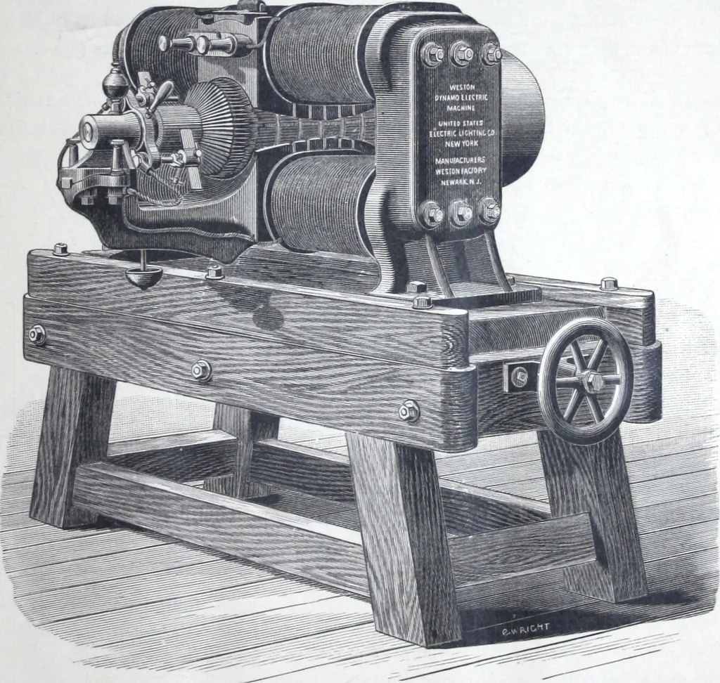 An illustration from The Maxim Electric Light and Power Co., Philadelphia., 1882, leaf 24
