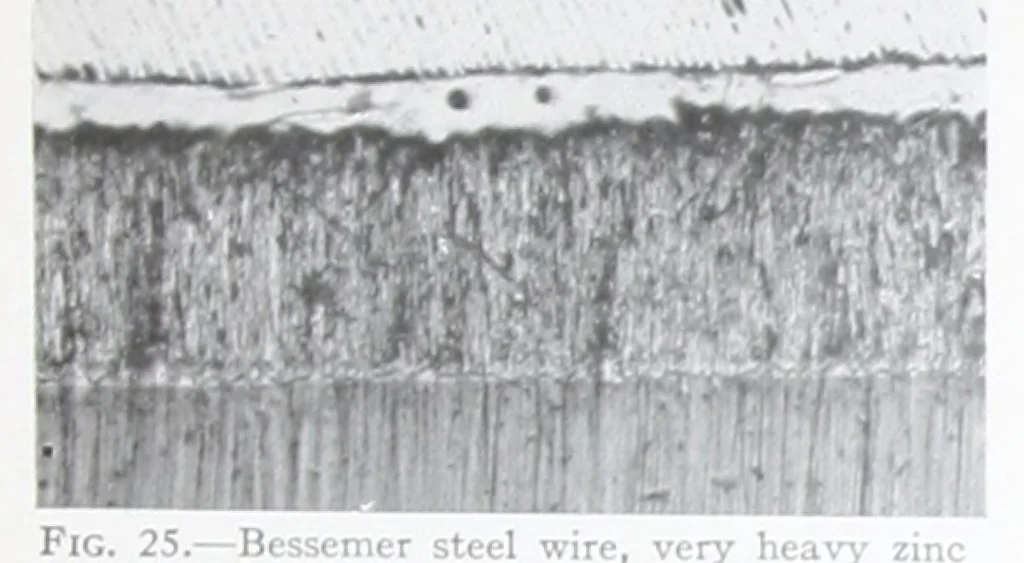 An illustration from The microstructure of zinc coatings / by W.H. Finkeldey., 1927, leaf 12