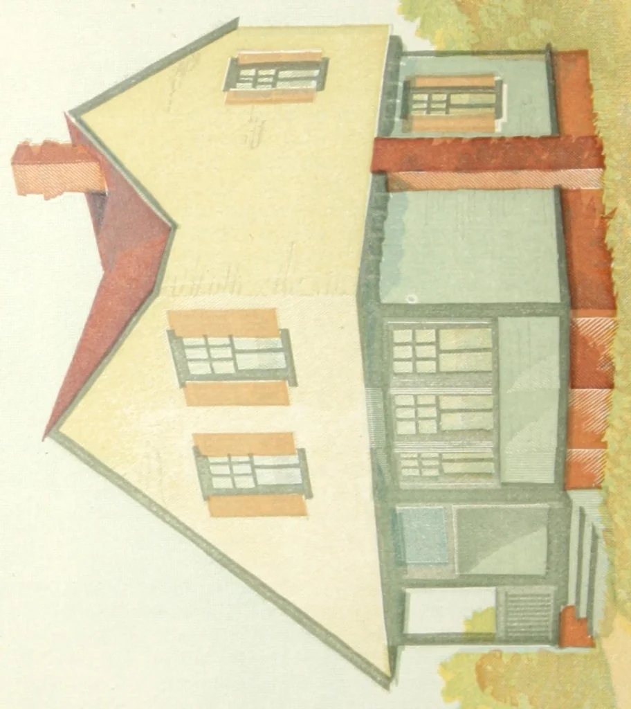An illustration from The painting of the house., 1899, leaf 41