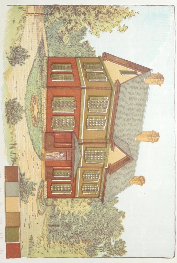 An illustration from The painting of the house., 1899, leaf 54
