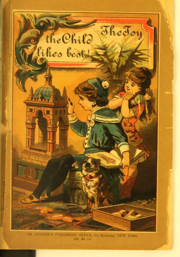 An illustration from The toy the child likes best., 1888, leaf 0