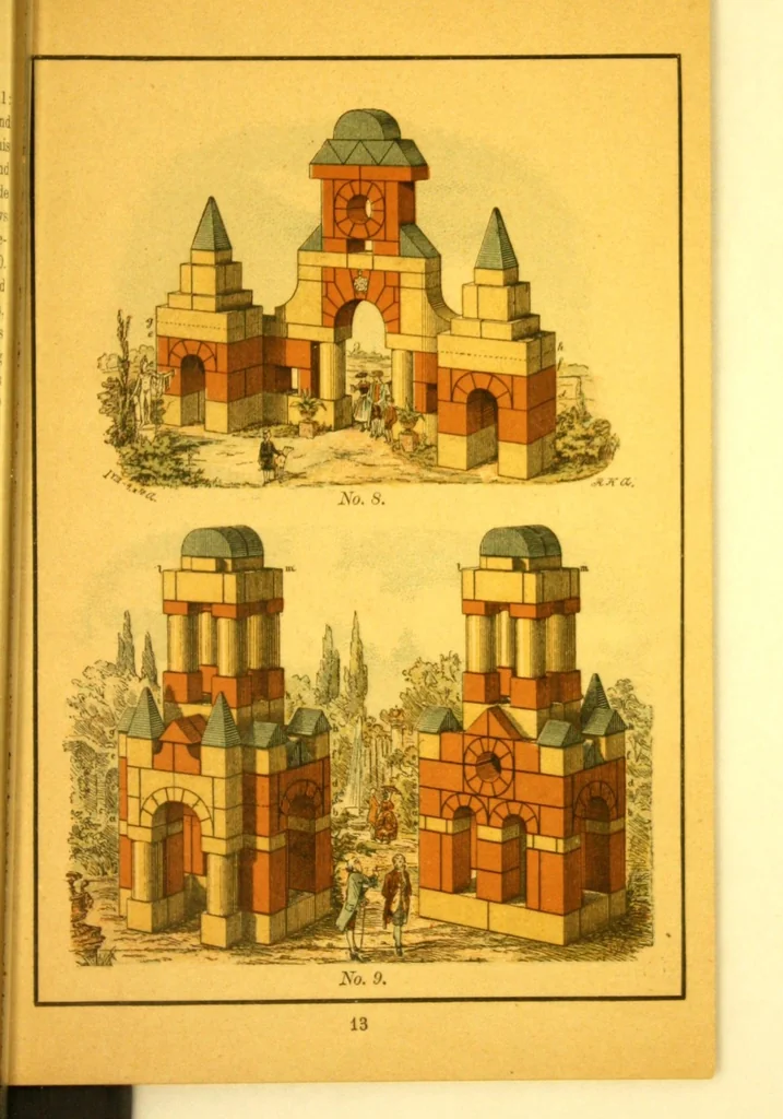 An illustration from The toy the child likes best., 1888, leaf 12