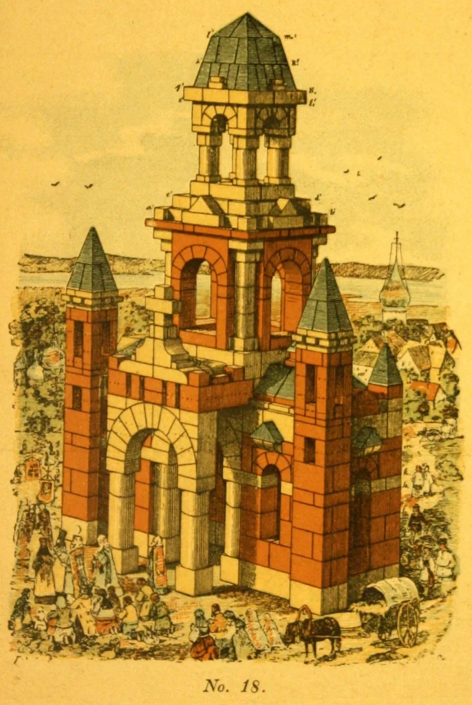 An illustration from The toy the child likes best., 1888, leaf 30