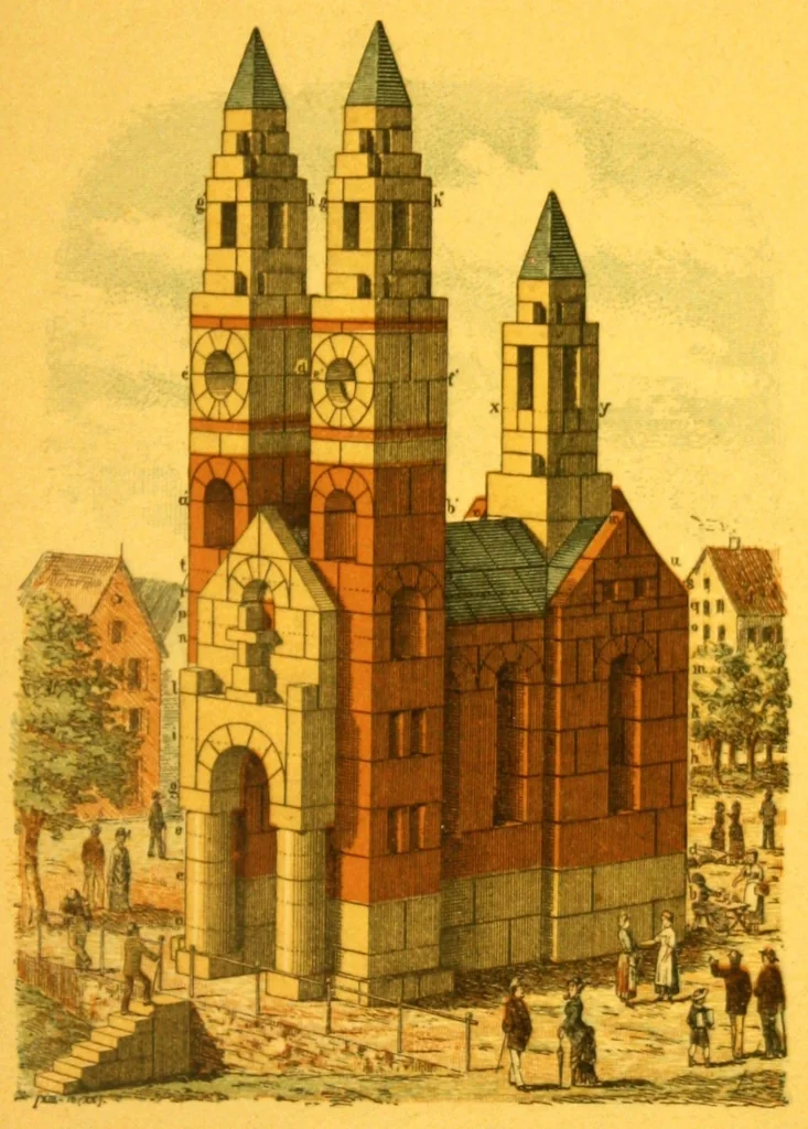An illustration from The toy the child likes best., 1888, leaf 34
