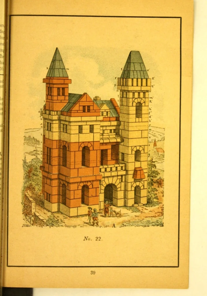 An illustration from The toy the child likes best., 1888, leaf 38