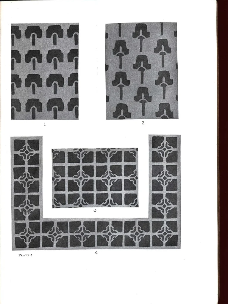 An illustration from The use of the plant in decorative designs., 1912, leaf 12