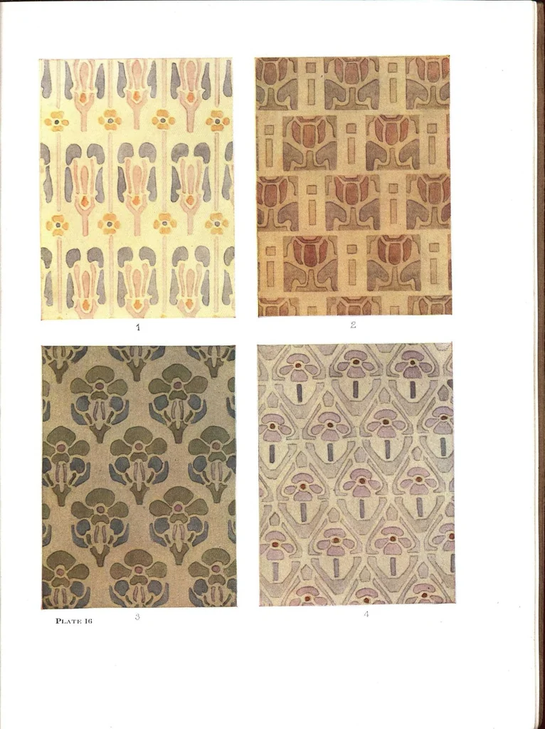 An illustration from The use of the plant in decorative designs., 1912, leaf 34