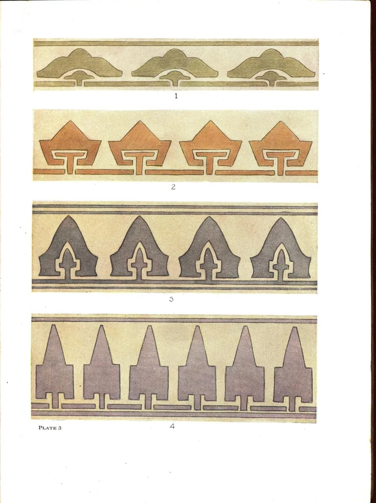 An illustration from The use of the plant in decorative designs., 1912, leaf 8