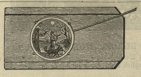 An illustration from J. Theobald and Company's extra special illustrated catalogue of magic lanterns, slides and apparatus (From the smallest Toy Lanterns and Slides to the most elaborate Professional Apparatus (c. 1900), 1900, leaf 21