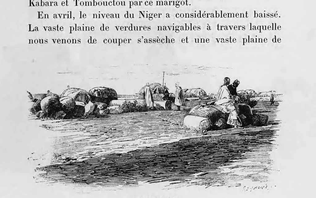An illustration from Tombouctou la mystérieuse, 1897, leaf 243