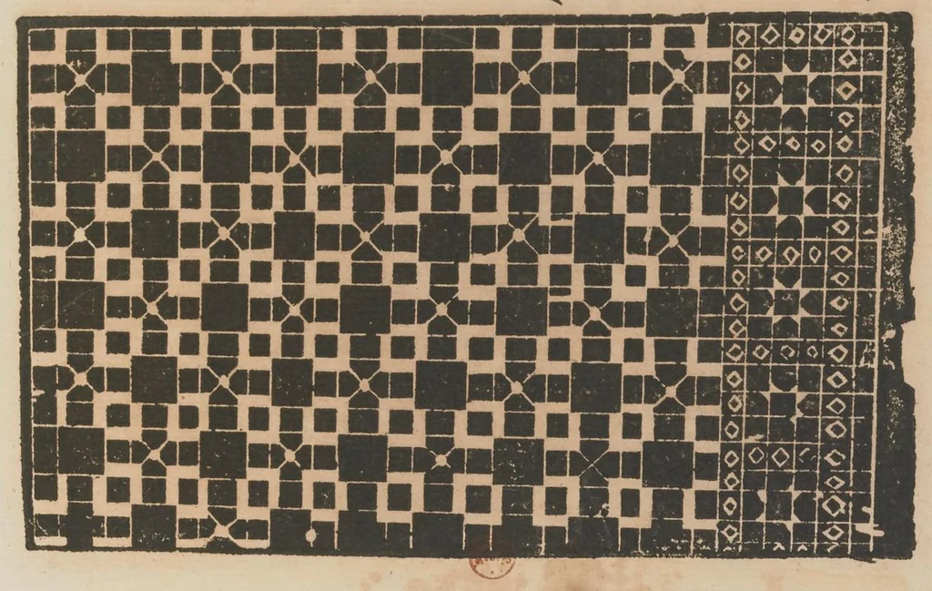 An illustration from [Traité de broderie et de point coupé], 1604, leaf 20