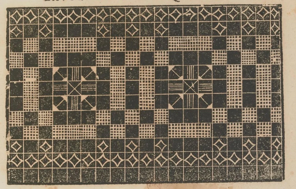 An illustration from [Traité de broderie et de point coupé], 1604, leaf 23