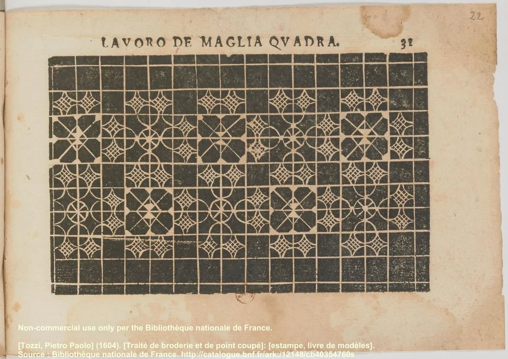 An illustration from [Traité de broderie et de point coupé], 1604, leaf 24