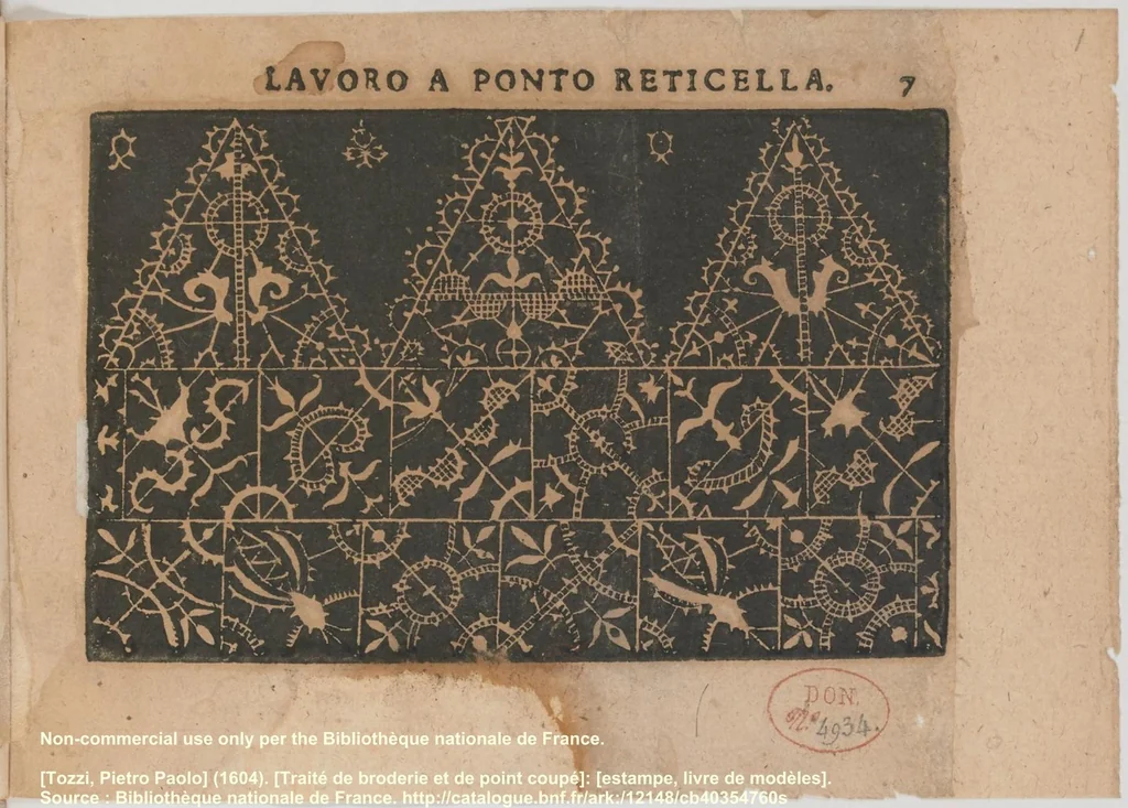 An illustration from [Traité de broderie et de point coupé], 1604, leaf 3