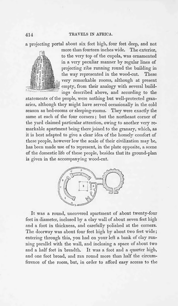 An illustration from Travels and discoveries in North and Central Africa. Being a journal of an expedition undertaken under the auspices of H.B.M.'s government, in the years 1849-1855, 1857, leaf 420