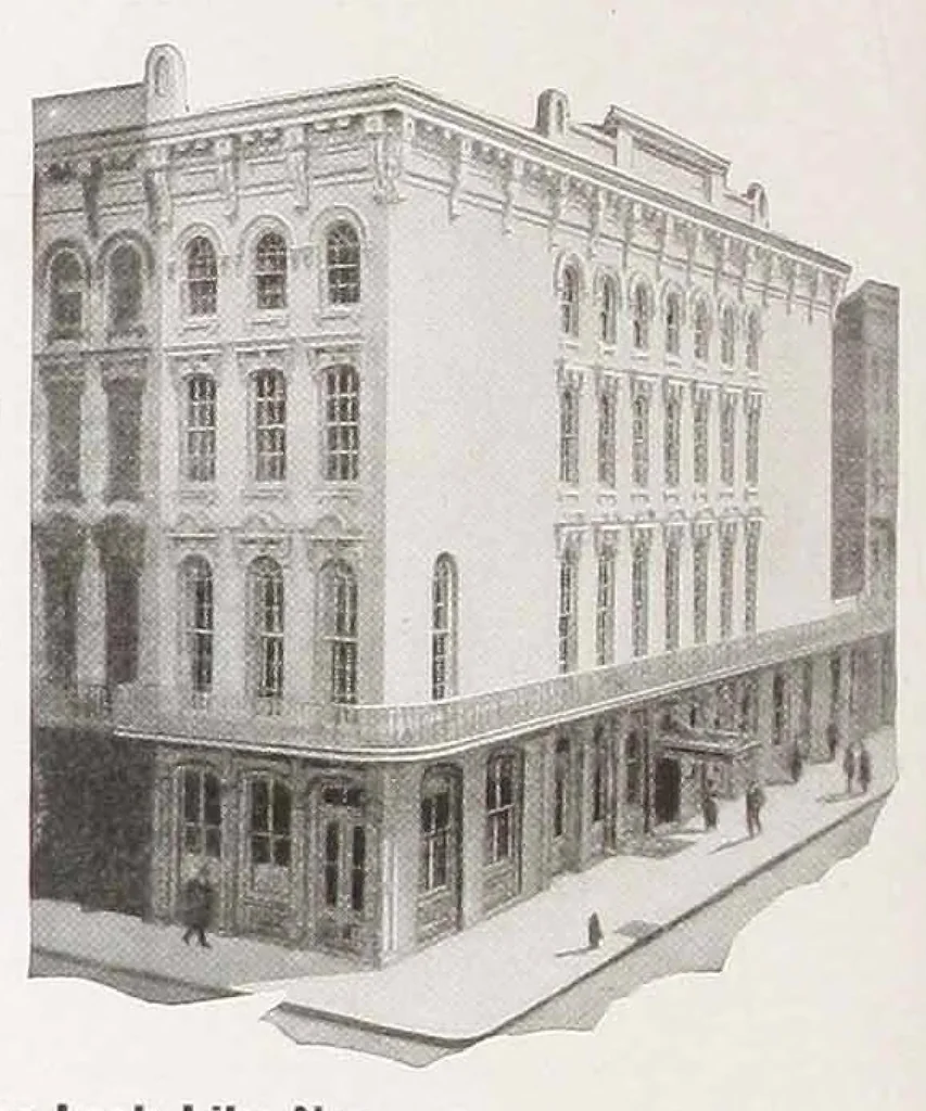 An illustration from Truscon stone tex, a protective coating made especially for damproofing and beautifying concrete, stucco, brick and masonry exterior walls., 1926, leaf 11
