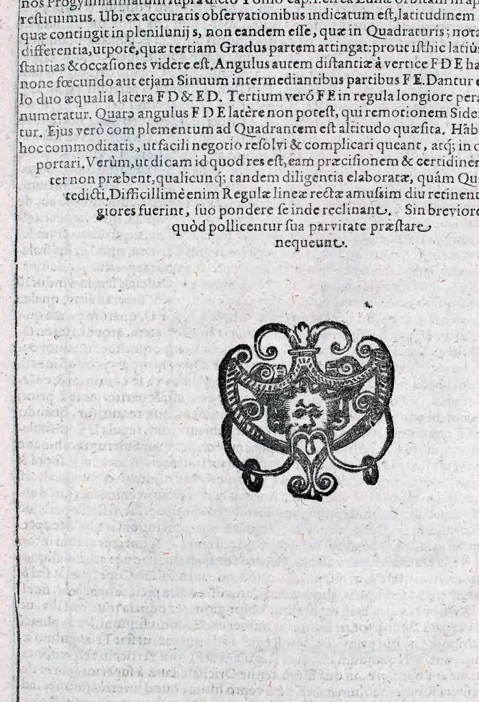 An illustration from Tychonis Brahe Astronomiæ instauratæ mechanica, 1602, leaf 38