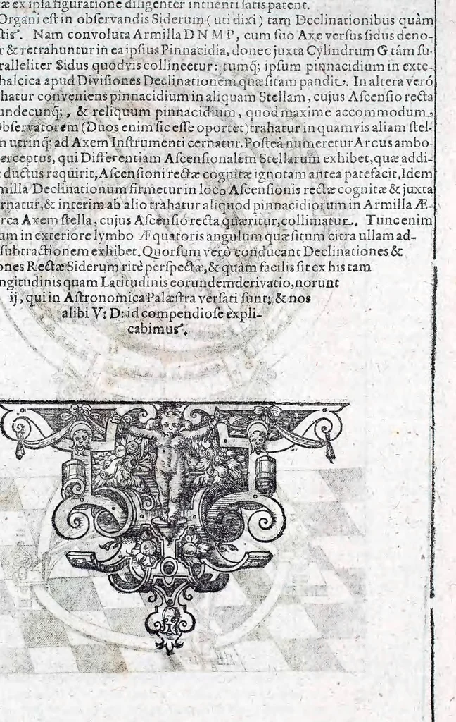 An illustration from Tychonis Brahe Astronomiæ instauratæ mechanica, 1602, leaf 47