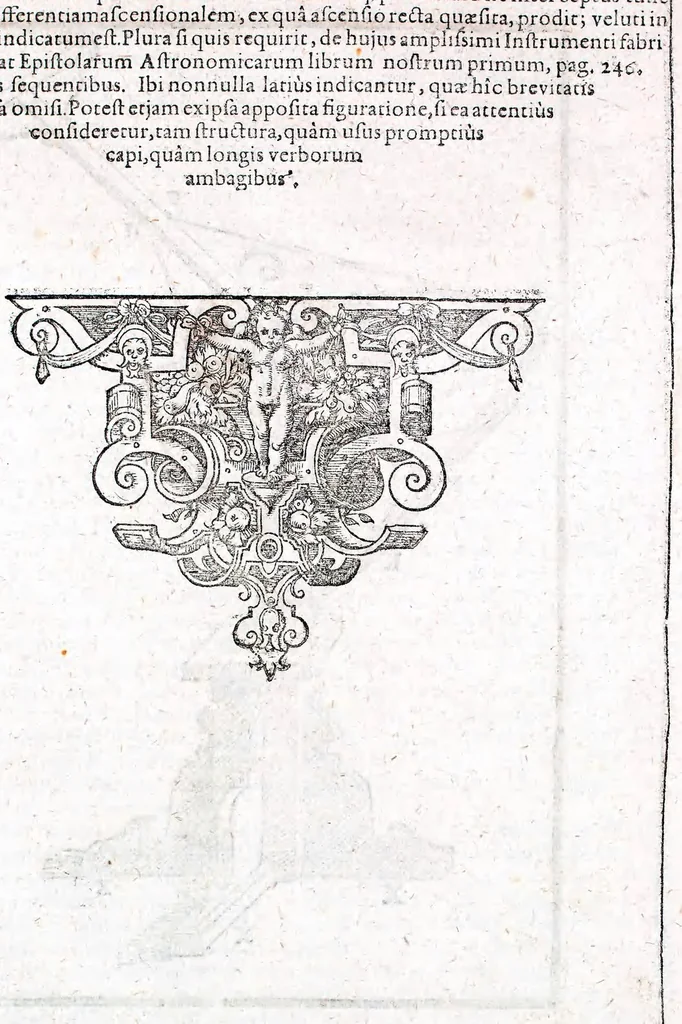 An illustration from Tychonis Brahe Astronomiæ instauratæ mechanica, 1602, leaf 53