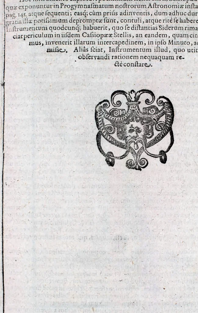 An illustration from Tychonis Brahe Astronomiæ instauratæ mechanica, 1602, leaf 56