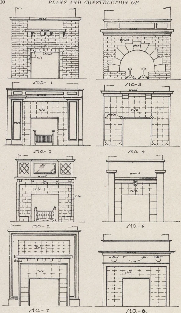 An illustration from Construction of dwelling houses and bungalows, 1913, leaf 11
