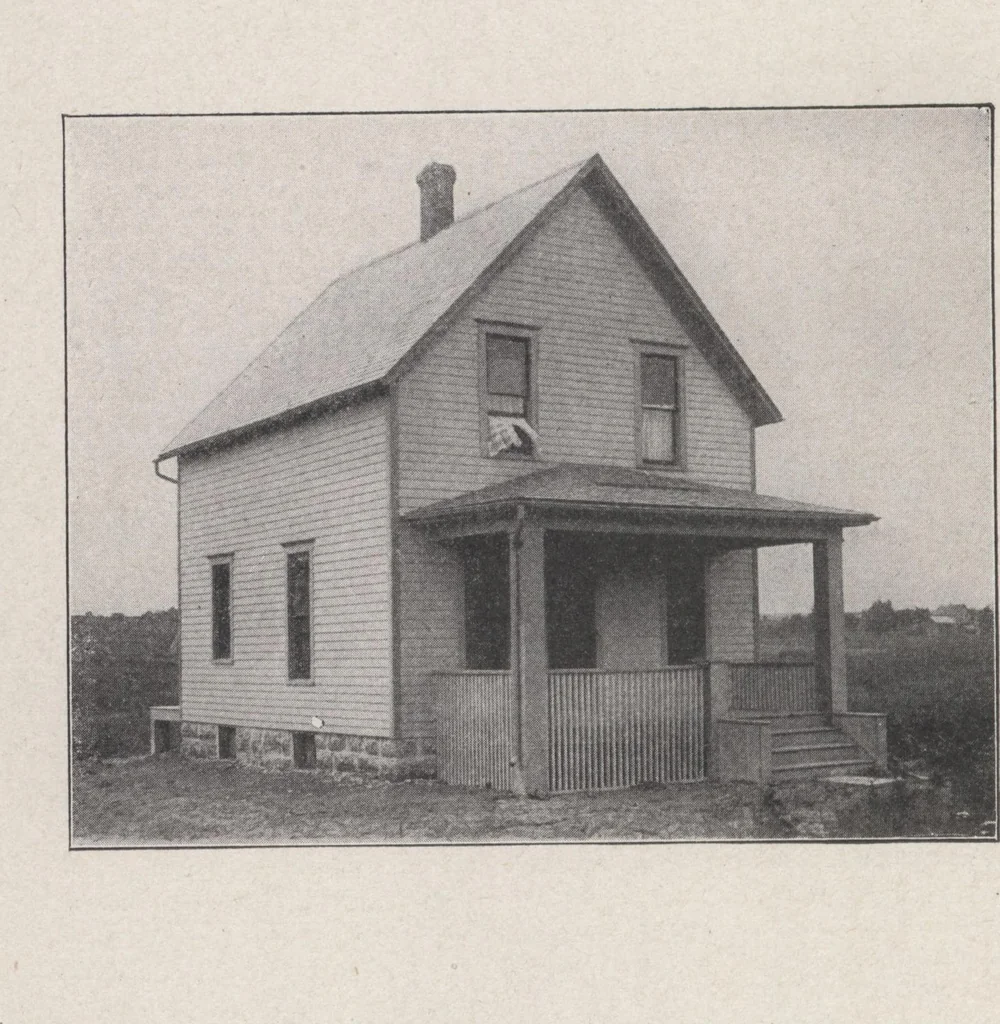 An illustration from Construction of dwelling houses and bungalows, 1913, leaf 37