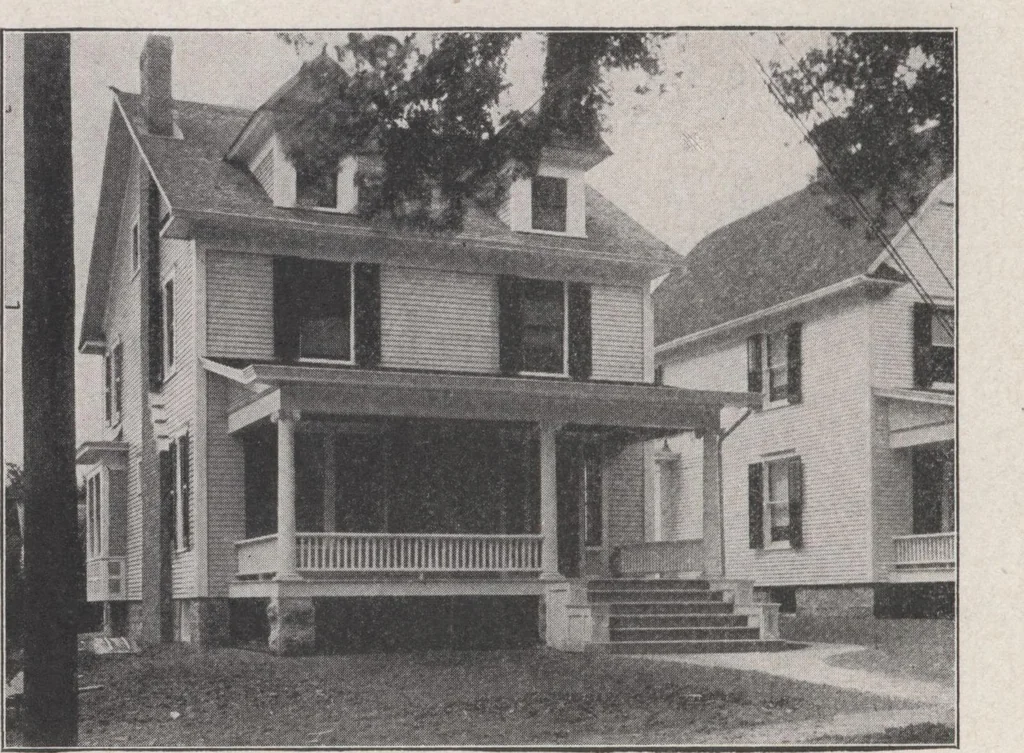 An illustration from Construction of dwelling houses and bungalows, 1913, leaf 41