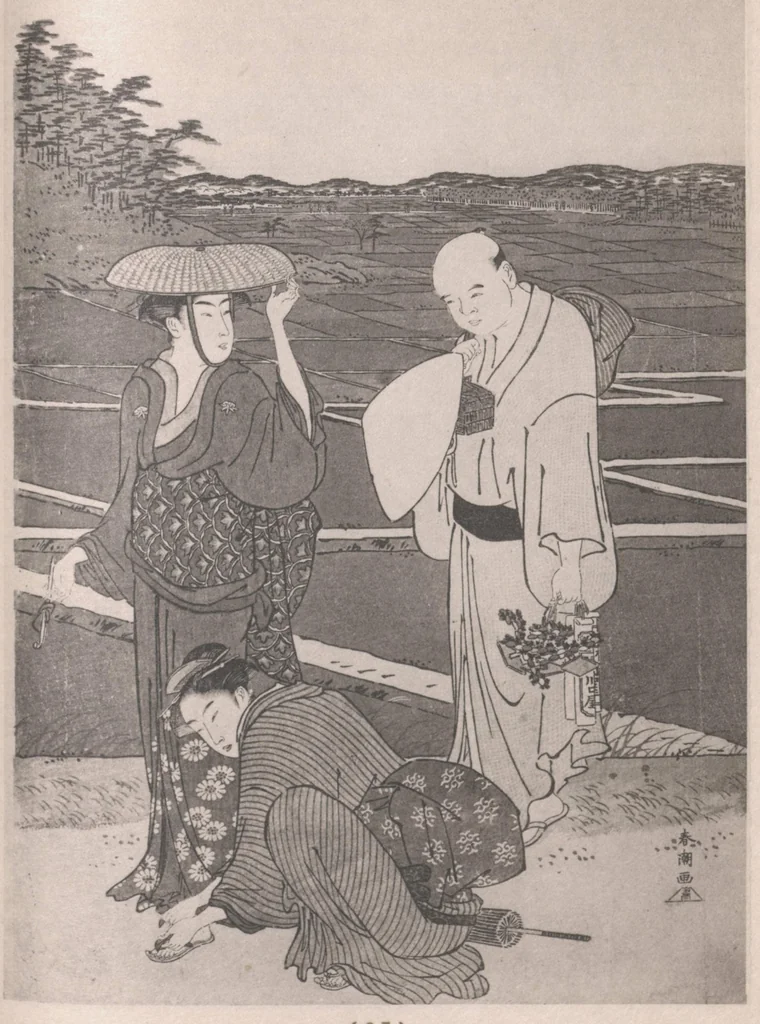 An illustration from Ukiyoye hanga seisui : selected gems of Ukiyoye prints., 1925, leaf 70