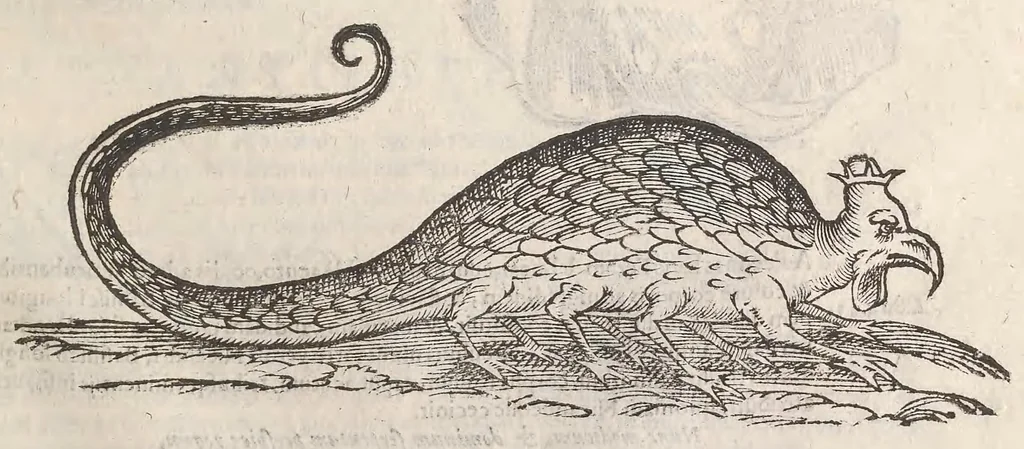 An illustration from Ulyssis Aldrovandi ... Serpentum, et draconum historiæ libri duo, 1640, leaf 381