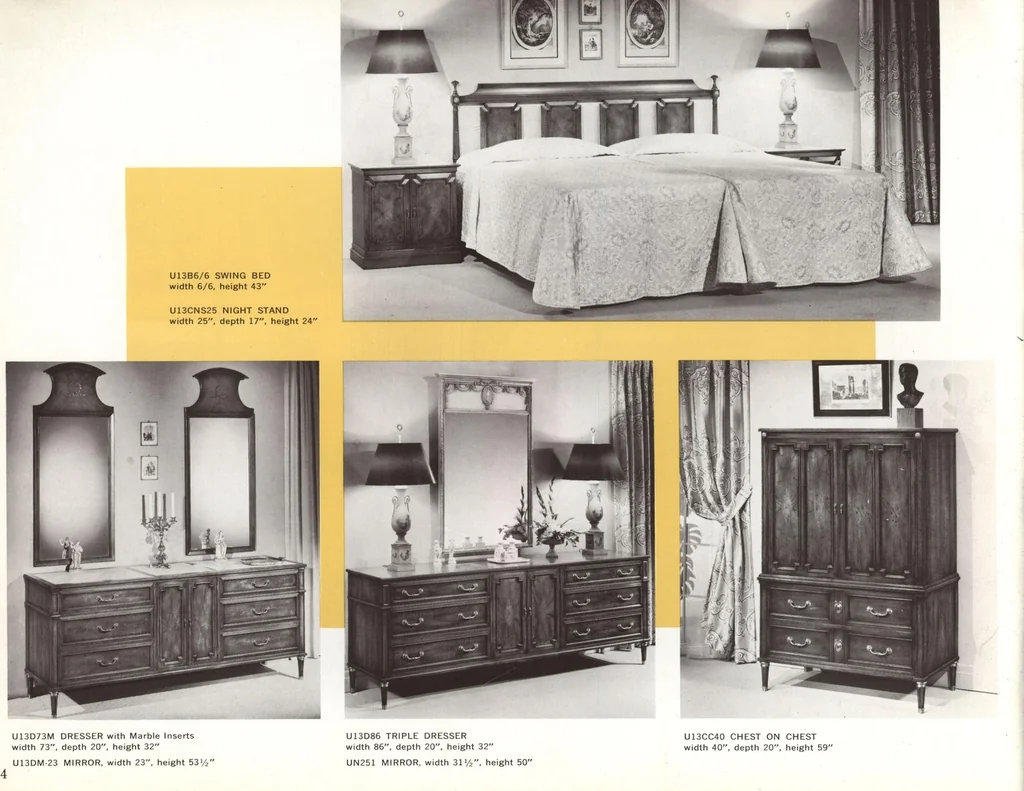 An illustration from Furniture designed for gracious living, 1963, leaf 41