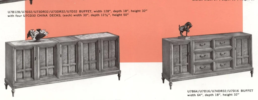 An illustration from Furniture designed for gracious living, 1963, leaf 5