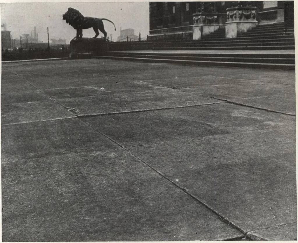 An illustration from Portland cement sidewalk construction, 1909, leaf 36
