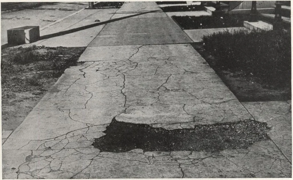 An illustration from Portland cement sidewalk construction, 1909, leaf 39