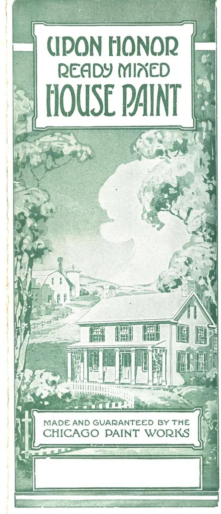An illustration from Upon honor ready-mixed paints., 1930, leaf 0