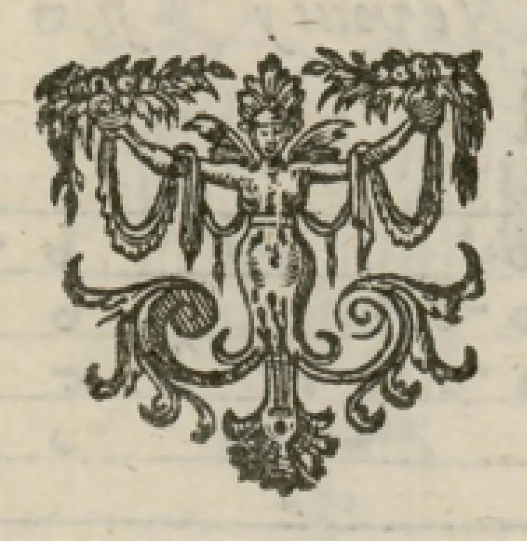 An illustration from Airs de cour avec la tablature de luth de Anthoine de Boesset, surintendant de la musique de la Chambre du Roy, & de la Reyne. Seiziesme livre., 1643, leaf 34