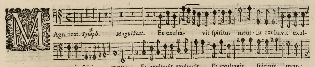 An illustration from Motets pour la chapelle du Roy, mis en musique, par Monsieur Du Mont abbé de Silly, & maistre de la musique, de ladite chapelle. Basse du grand choeur., 1686, leaf 40
