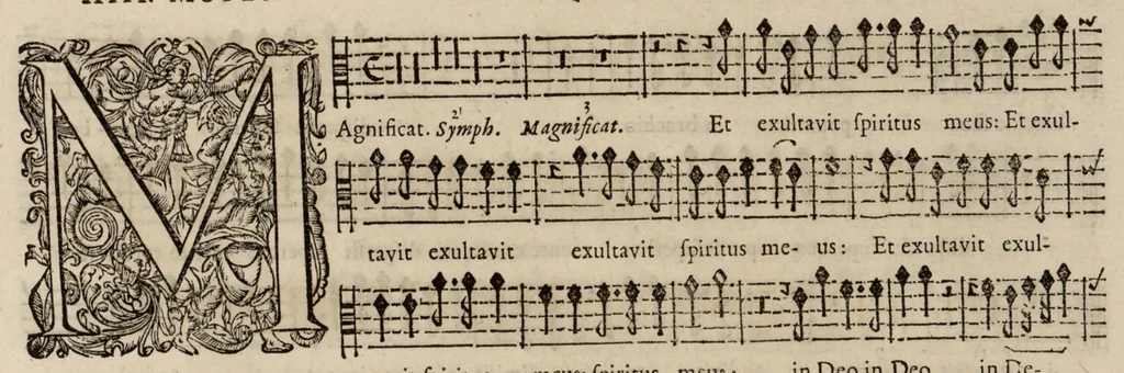 An illustration from Motets pour la chapelle du Roy, mis en musique, par Monsieur Du Mont abbé de Silly, & maistre de la musique, de ladite chapelle. Haute-contre du grand choeur., 1686, leaf 40