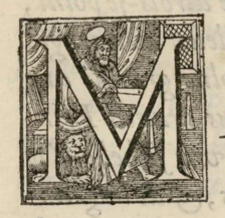 An illustration from Meslanges de sujets chrestiens, cantiques, litanies et motets. Mis en musique, à 2, 3, 4, & 5 parties, avec une Basse-continuë. Dediez à Madame la Duchesse d'Orleans. Par Estienne Moulinié de Languedoc, chef ordinaire de la musique de Son Altesse Royale Monseigneur le Duc d'Orleans. Basse., 1658, leaf 8