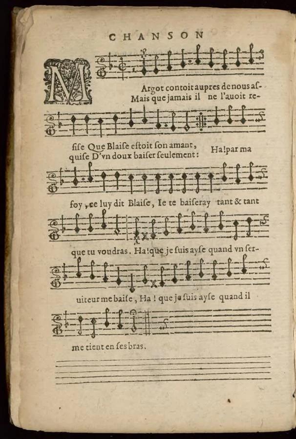 An illustration from Les equivoques du sieur de Chancy., 1640, leaf 23