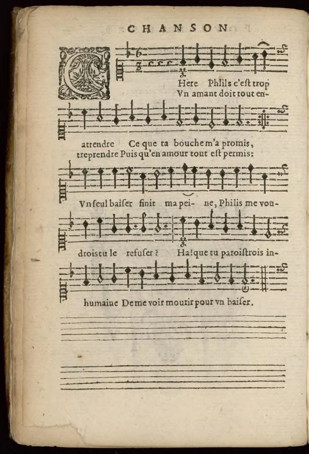 An illustration from Les equivoques du sieur de Chancy., 1640, leaf 39