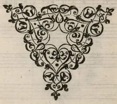 An illustration from III. Livre des chansons du sieur de Chancy, maistre de la musique de la chambre du Roy., 1649, leaf 16