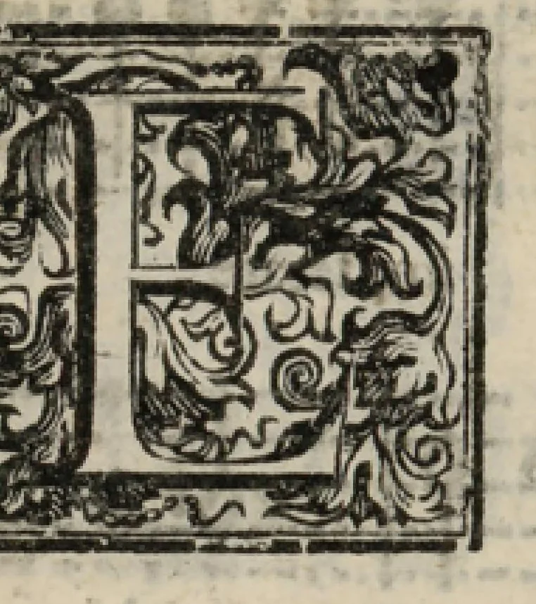 An illustration from Basso. Harmonia d'affetti devoti a due, tre, e quatro voci consagrata all'altezza serenissima del signor prencipe Alessandro Farnesi di Parma, da Giovanni Legrenzi, primo organista di S. Maria Maggiore di Bergamo et accademico eccitato. Libro primo, opera terza., 1655, leaf 24