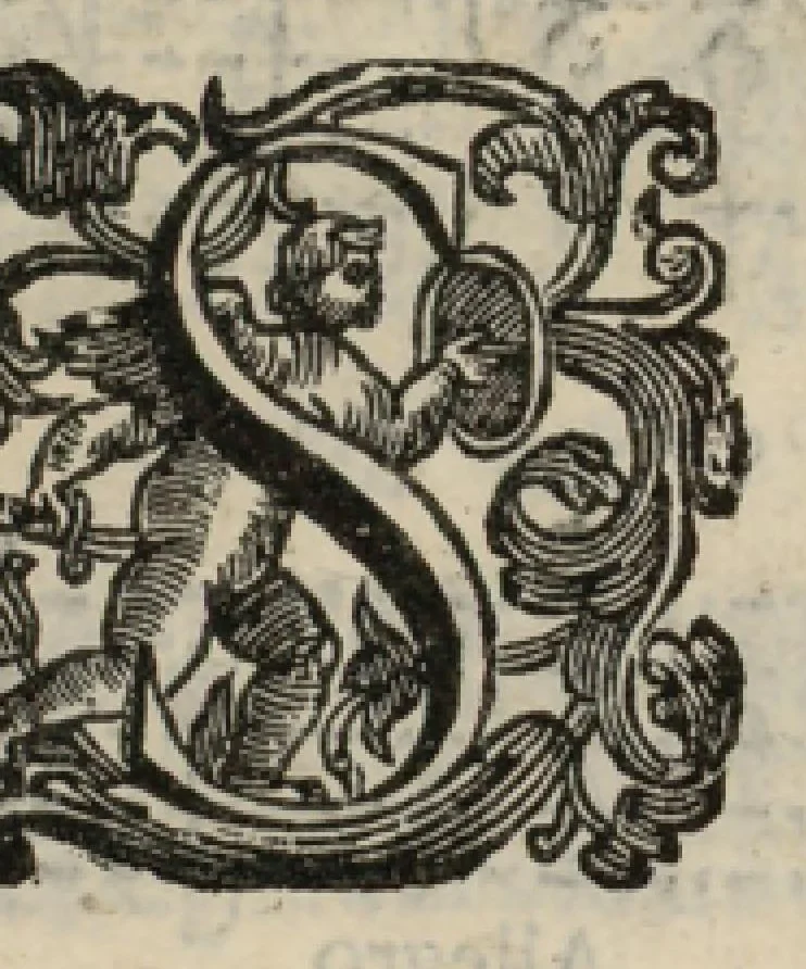 An illustration from Basso. Harmonia d'affetti devoti a due, tre, e quatro voci consagrata all'altezza serenissima del signor prencipe Alessandro Farnesi di Parma, da Giovanni Legrenzi, primo organista di S. Maria Maggiore di Bergamo et accademico eccitato. Libro primo, opera terza., 1655, leaf 26