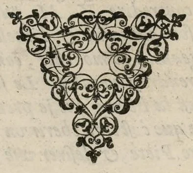 An illustration from Aeternae Henrici magni, gallorum, navarrorumque Regis potentissimi, ac Clementissimi memoriae. Et Ludovici justi : eius filii. Gallorum, navarrorumque Regis christianissimi, atque inuictissimi. Nicolaus Formé, regiae musicae praefectus. Missam hanc duobus choris ac quatuor voc. compositam, vovet et consecrat. Primus chorus. Tenor., 1638, leaf 9
