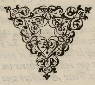 An illustration from Aeternae Henrici magni, gallorum, navarrorumque Regis potentissimi, ac Clementissimi memoriae. Et Ludovici justi : eius filii. Gallorum, navarrorumque Regis christianissimi, atque inuictissimi. Nicolaus Formé, regiae musicae praefectus. Missam hanc duobus choris ac quatuor voc. compositam, vovet et consecrat. Secundus chorus. Contra., 1638, leaf 9