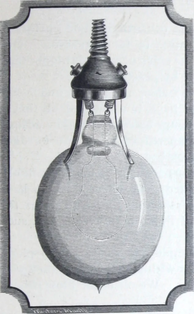 An illustration from Van Depoele Electric Light Company manufacture single and multiple current dynamo electric machines, motors, electric lamps and electro-plating apparatus ..., 1884, leaf 26