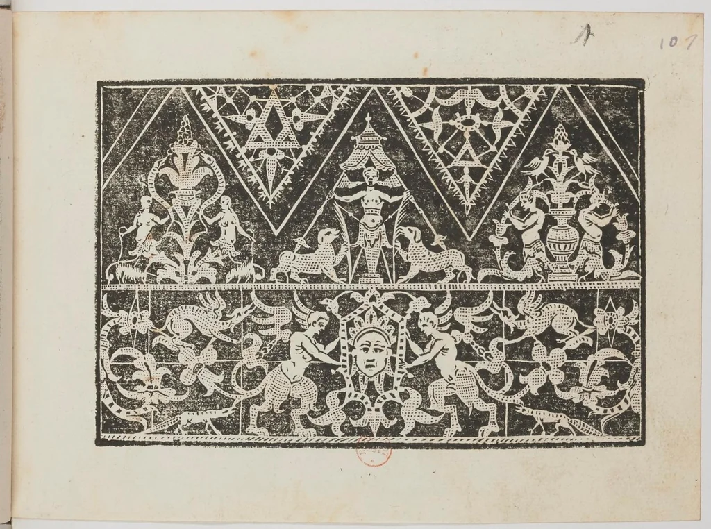 An illustration from Corona delle nobili et virtuose donne, libro primo-quarto..., 1596, leaf 110