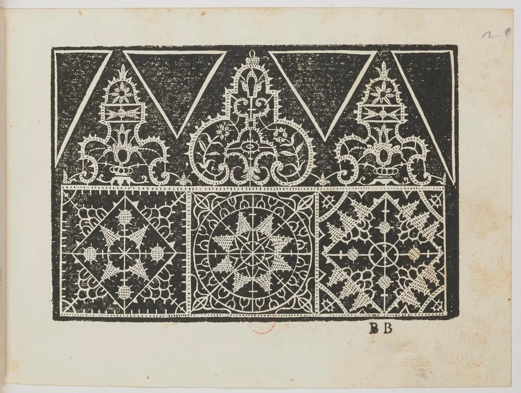 An illustration from Corona delle nobili et virtuose donne, libro primo-quarto..., 1596, leaf 36