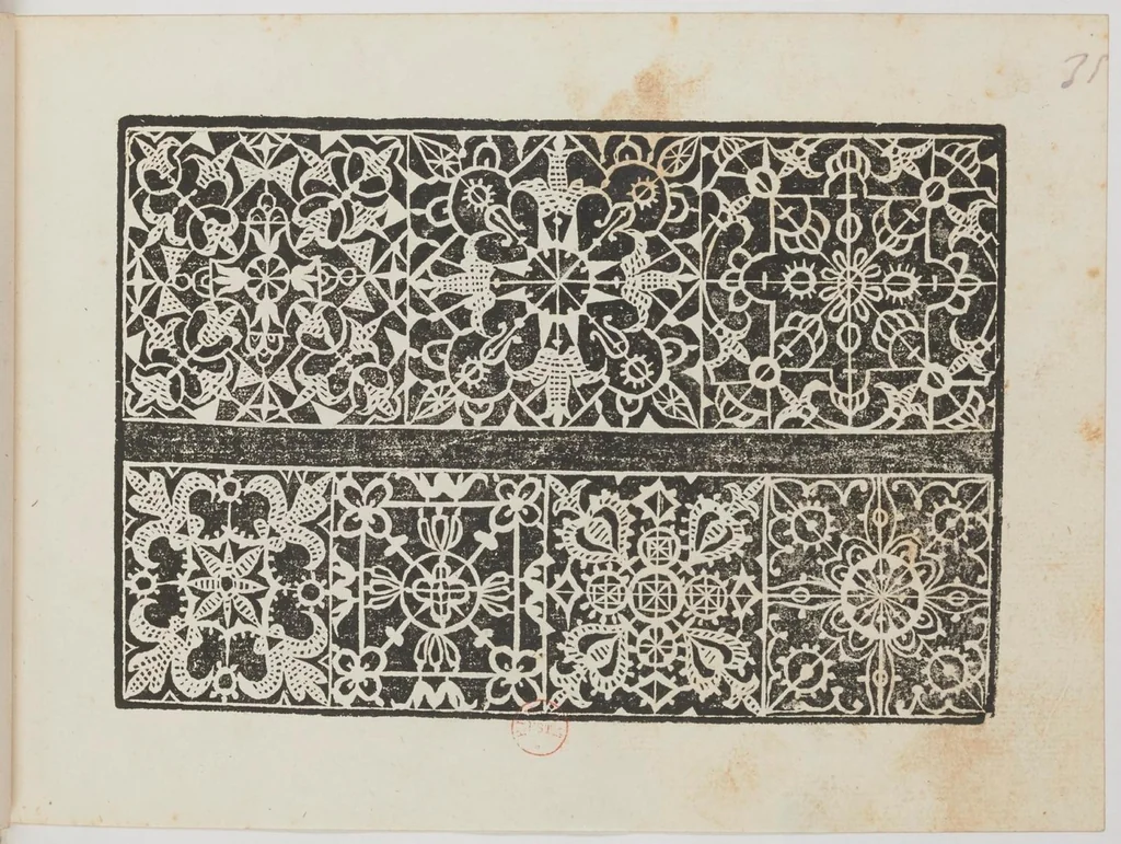 An illustration from Corona delle nobili et virtuose donne, libro primo-quarto..., 1596, leaf 42